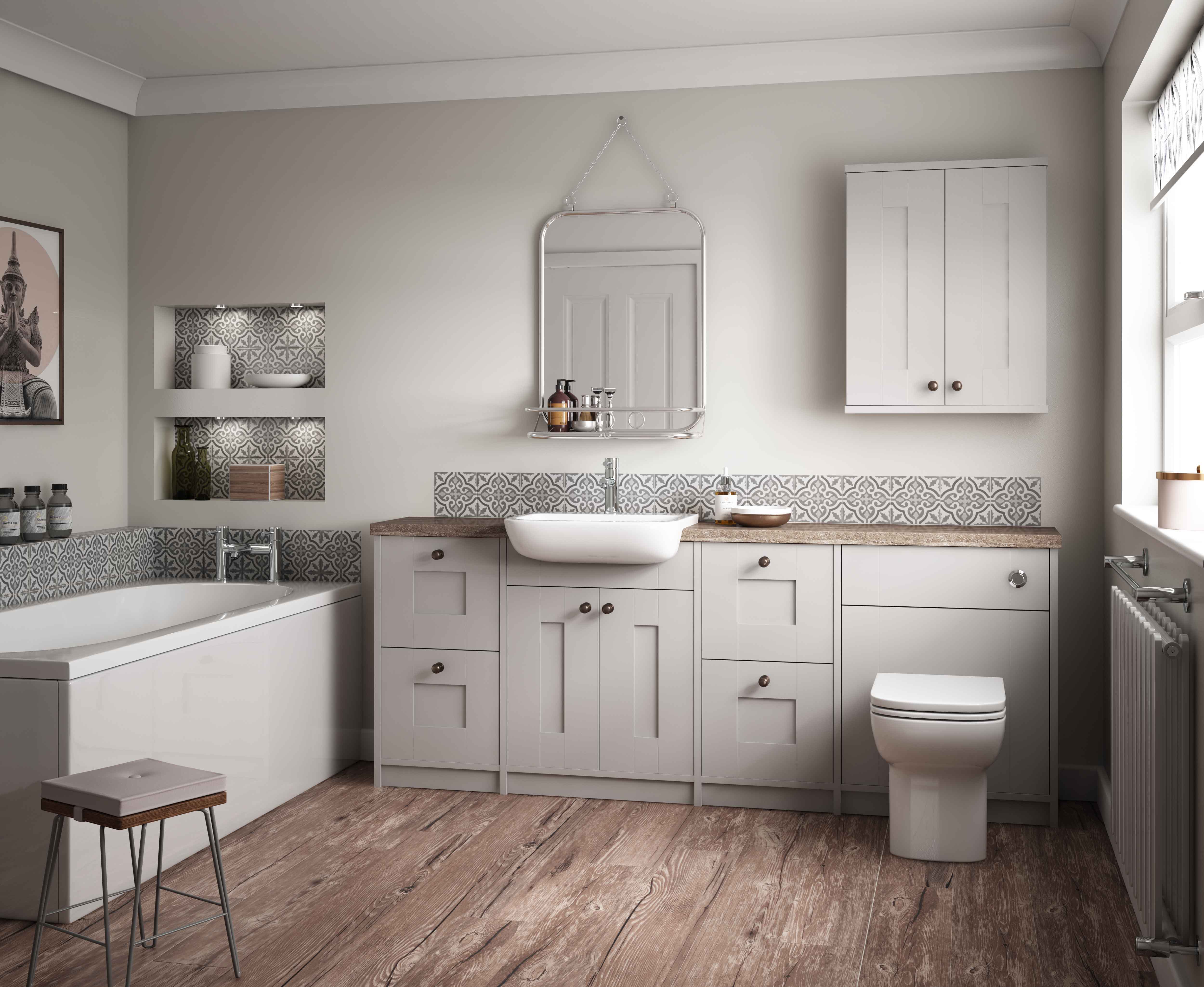 Fitted Bathrooms in Contemporary, Gloss & More Symphony Group