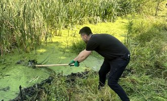 The Symphony Group Assists YWT with Pond Management
